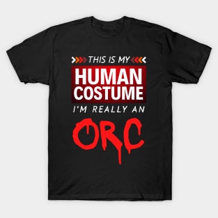 This is My Human Costume I'm Really an Orc (Gradient) T-Shirt